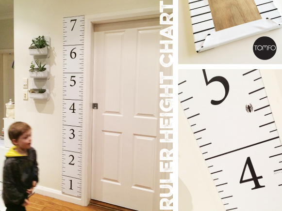 DIY Ruler Growth Chart TOMFO