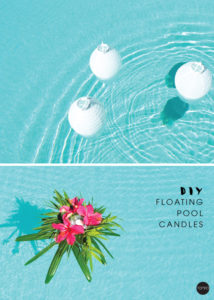 DIY Floating Pool Candle & Lights | TOMFO